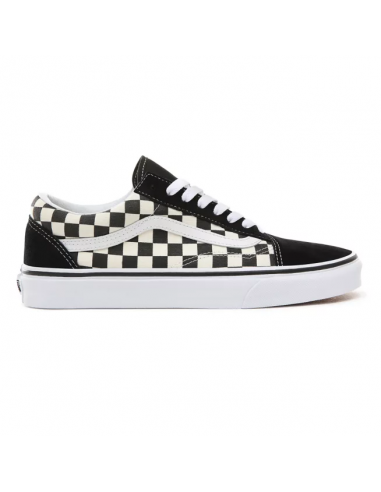 vans old skool black check